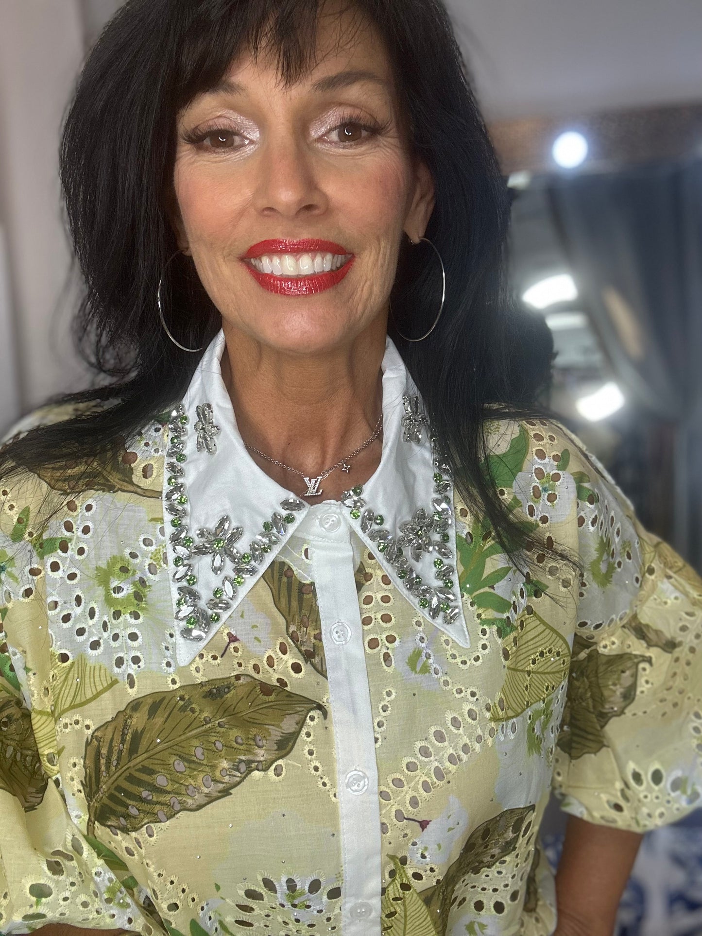 Botanical Glam Top