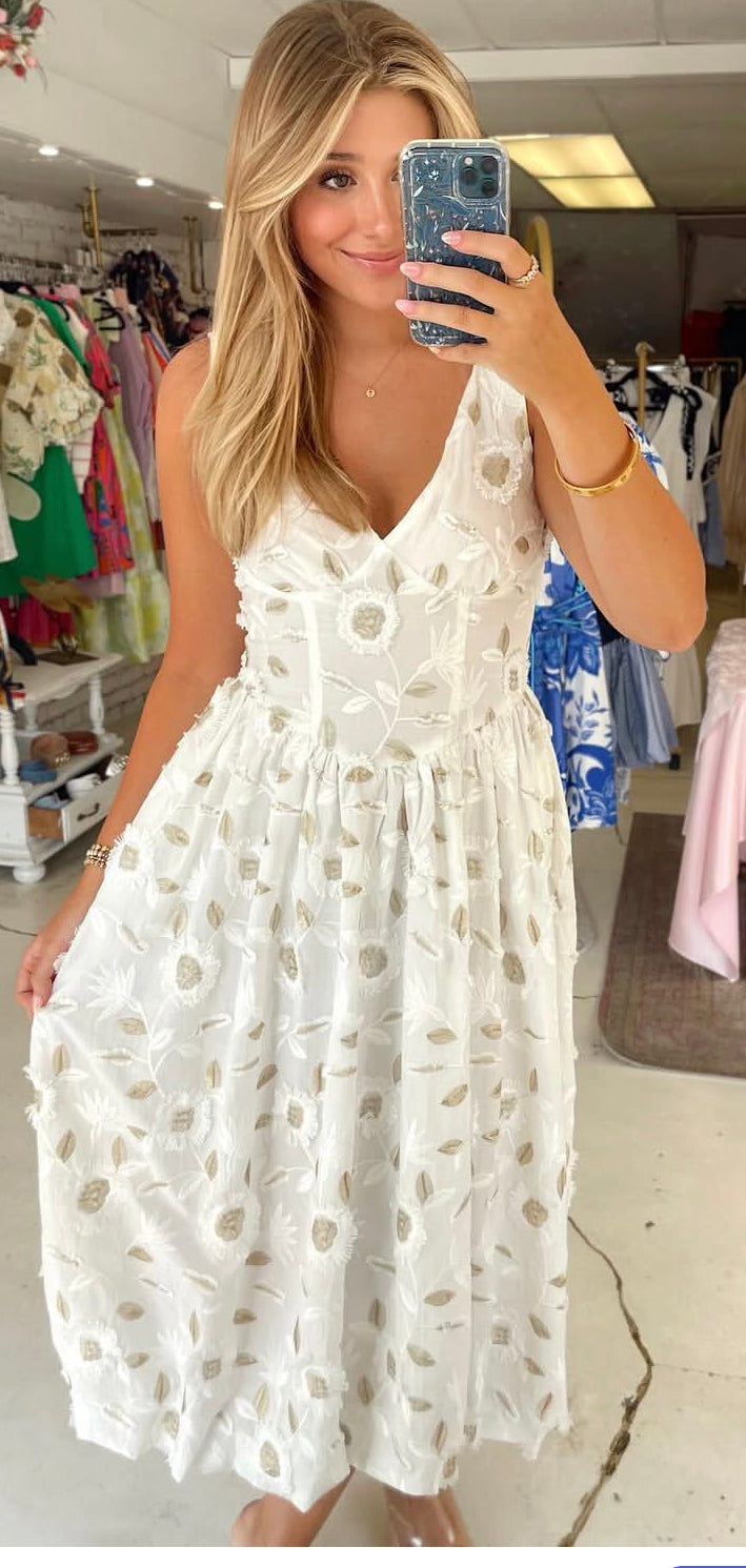 Elegant In Embroidery Dress