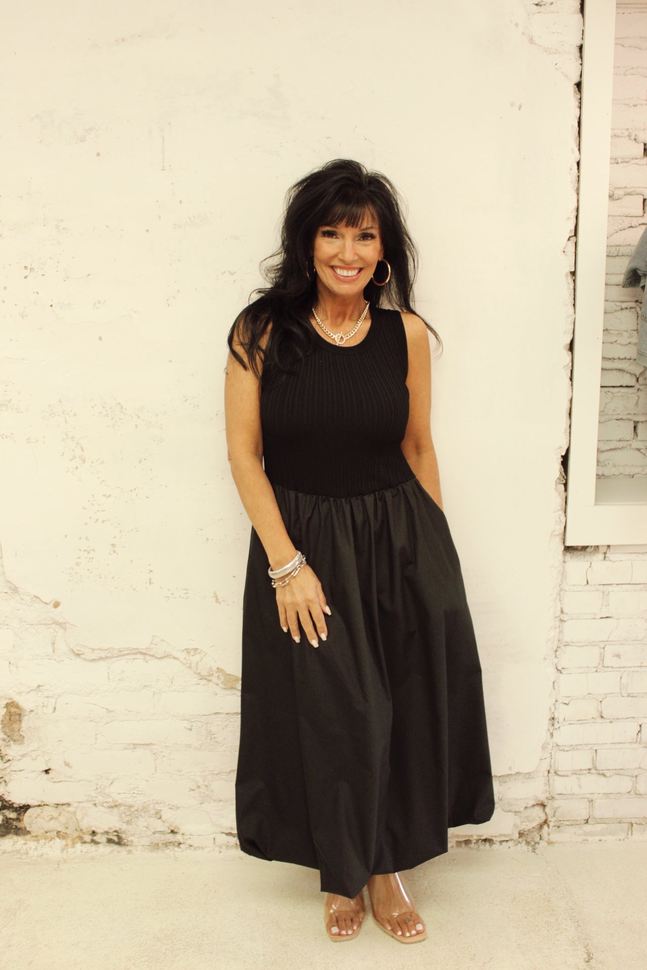 Bubbly Black Dress