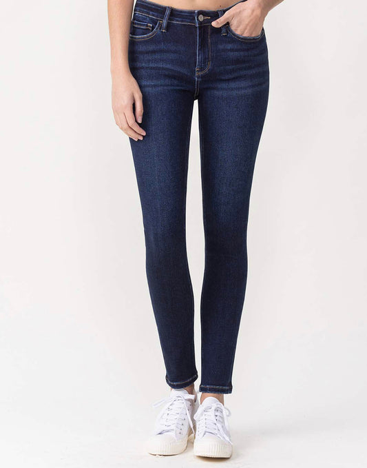 Dark Blue Mid Ankle Skinny