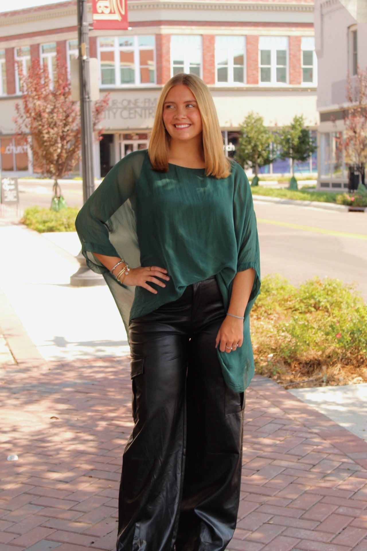 Scrumptious Silk Top