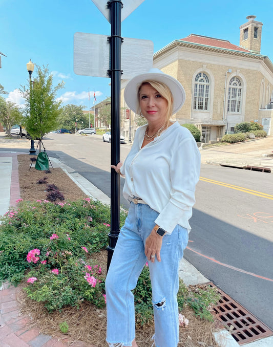 Vintage DIstressed & Relaxed  Denim Jeans