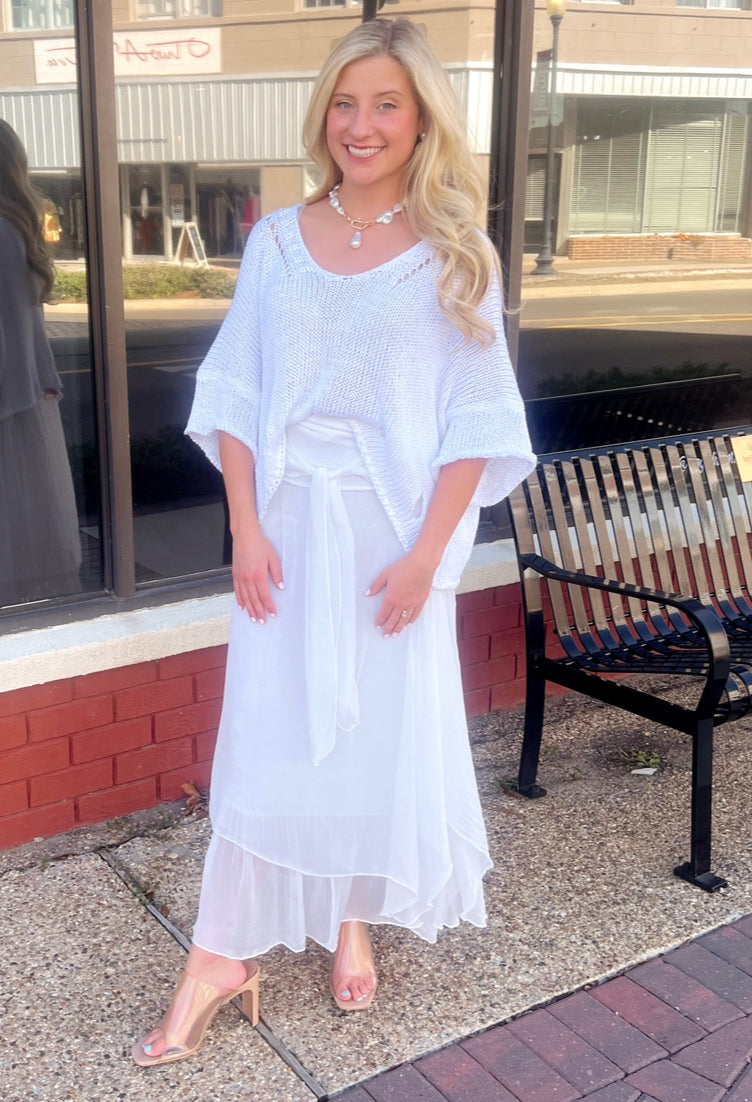 White Always Wins Skirt