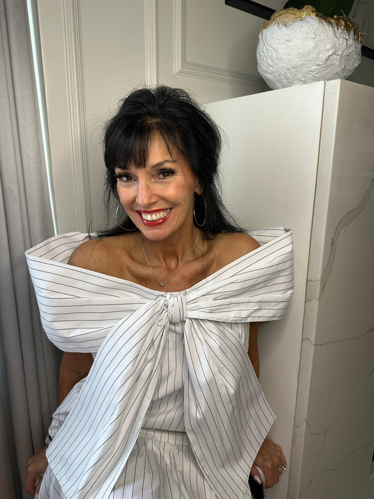 Premium Pinstripe Dress