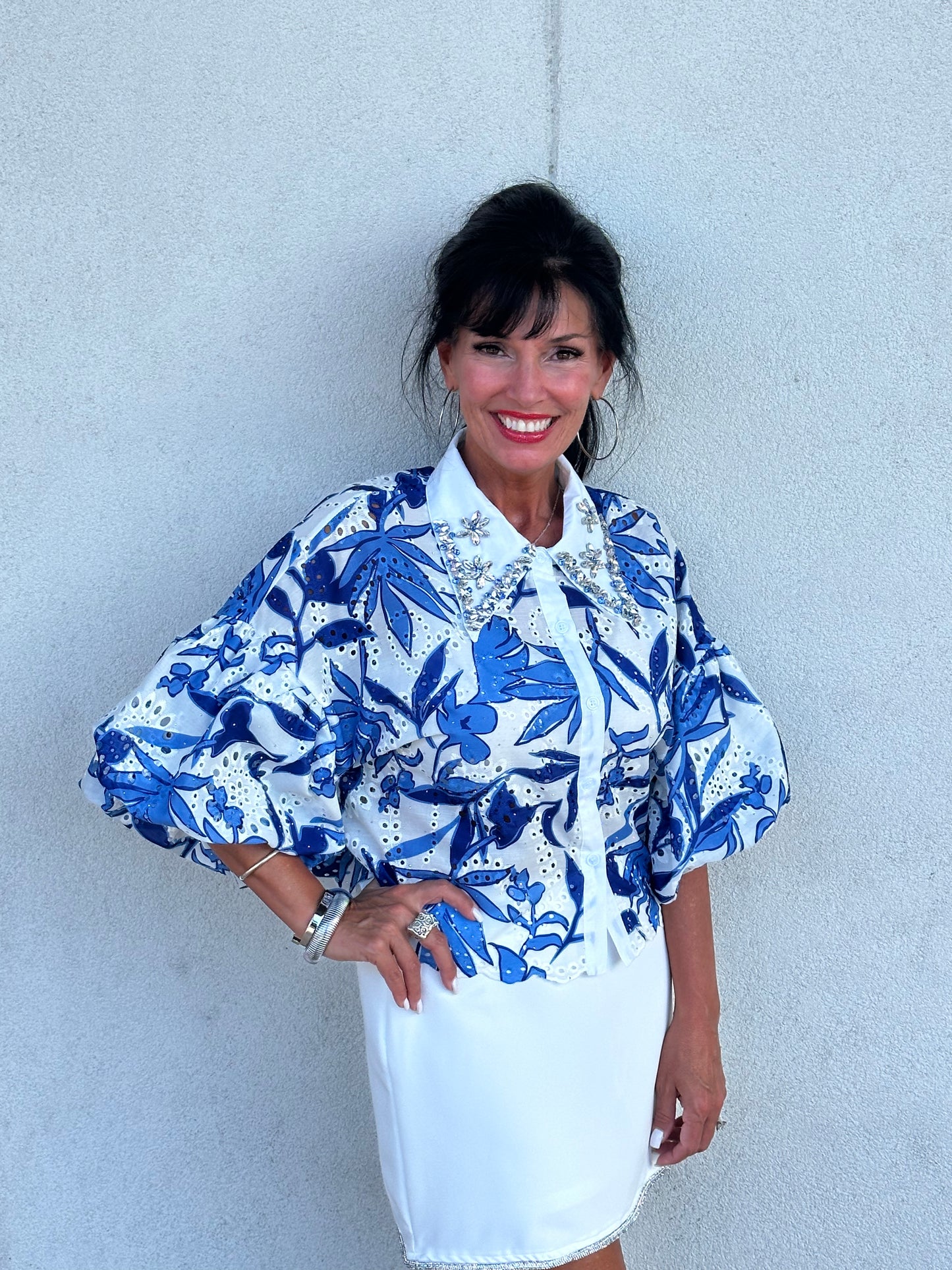 Botanical Glam Top