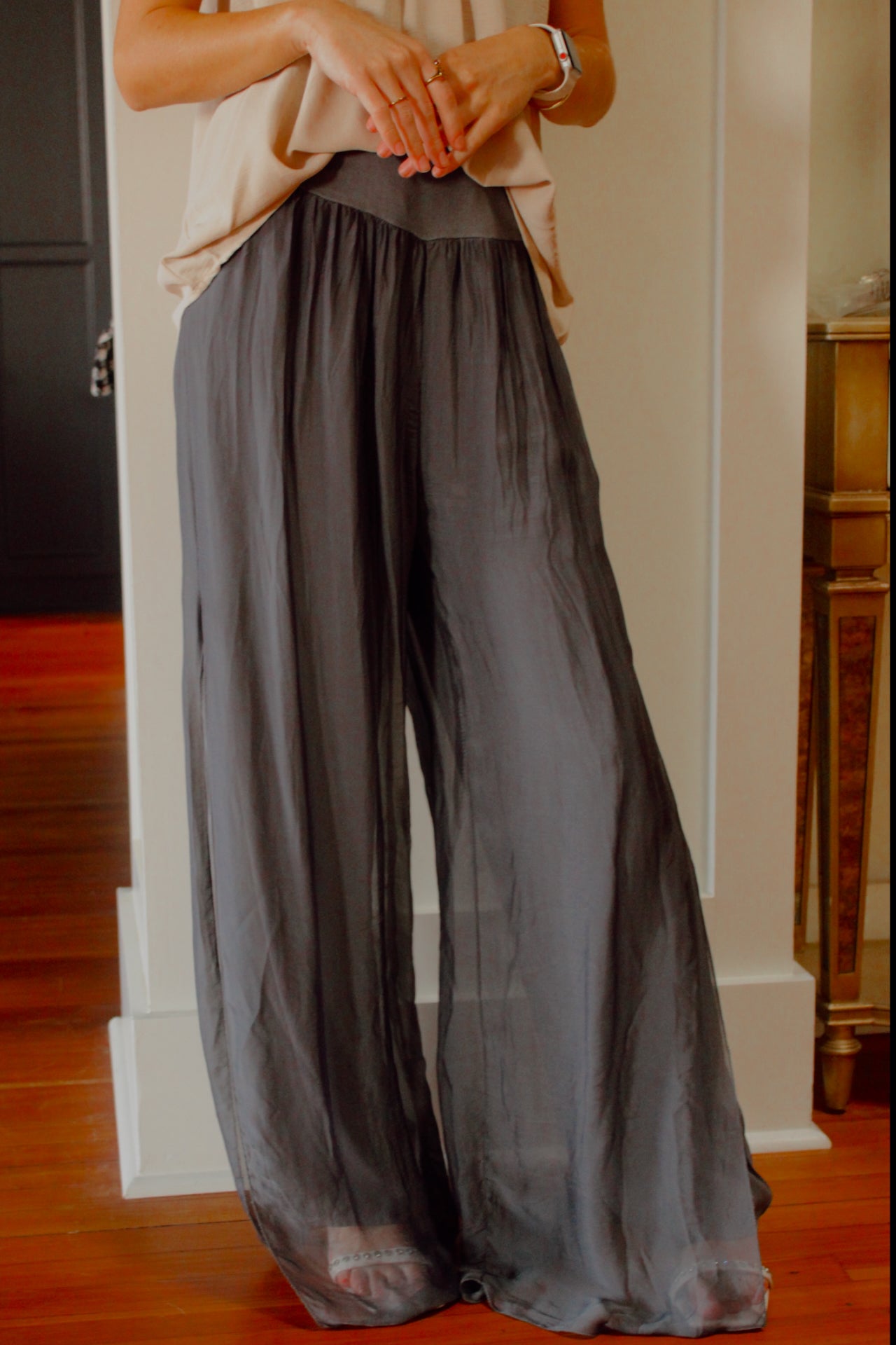 Free Flowing Silk Pants