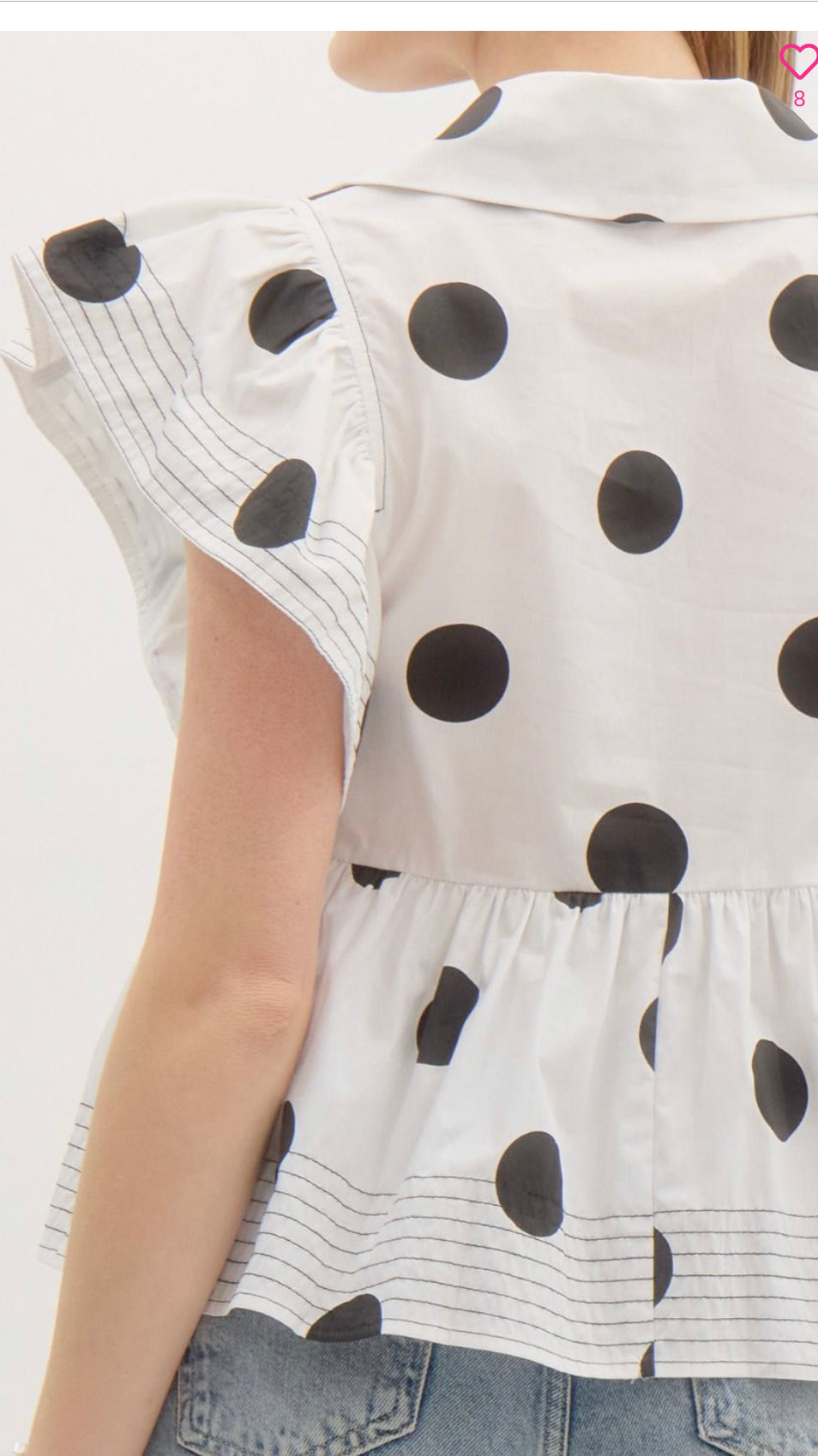 Polka Dots Please Top