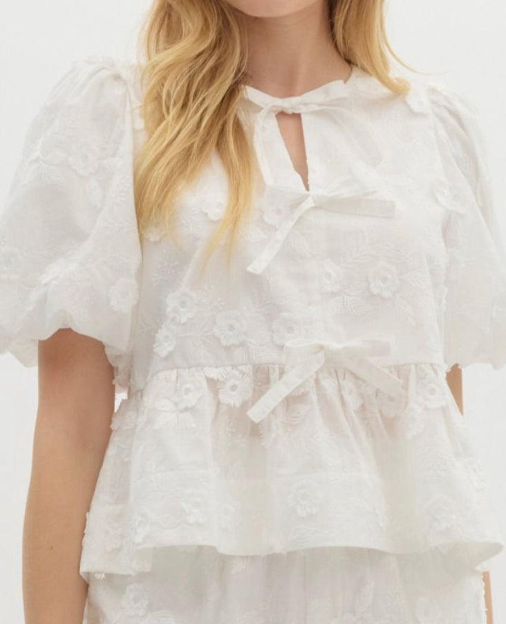 Flirty in Floral Top