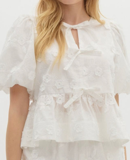 Flirty in Floral Top