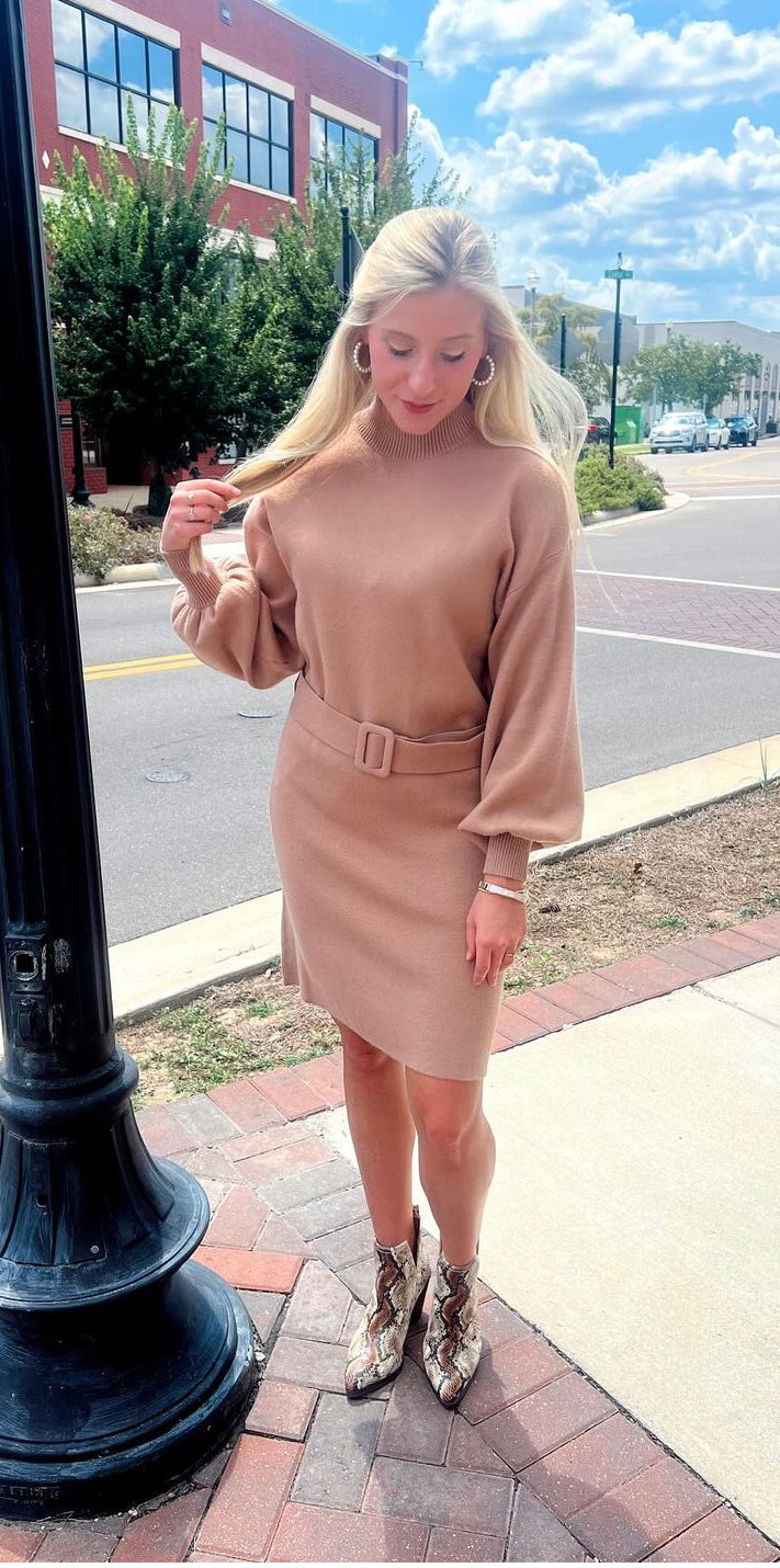 Classic Elegance Sweater Dress