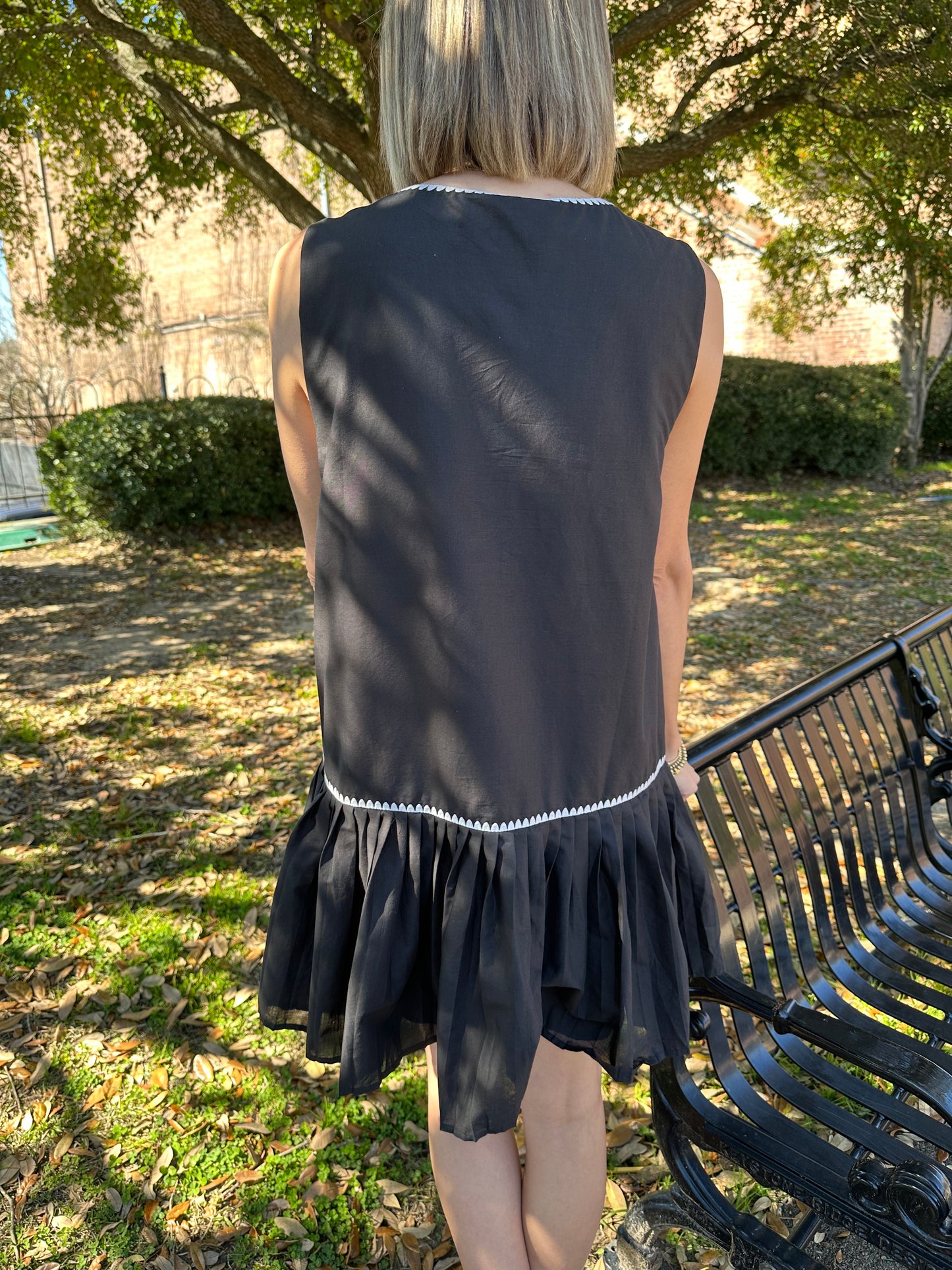 Perfectly Pleated Mini Dress