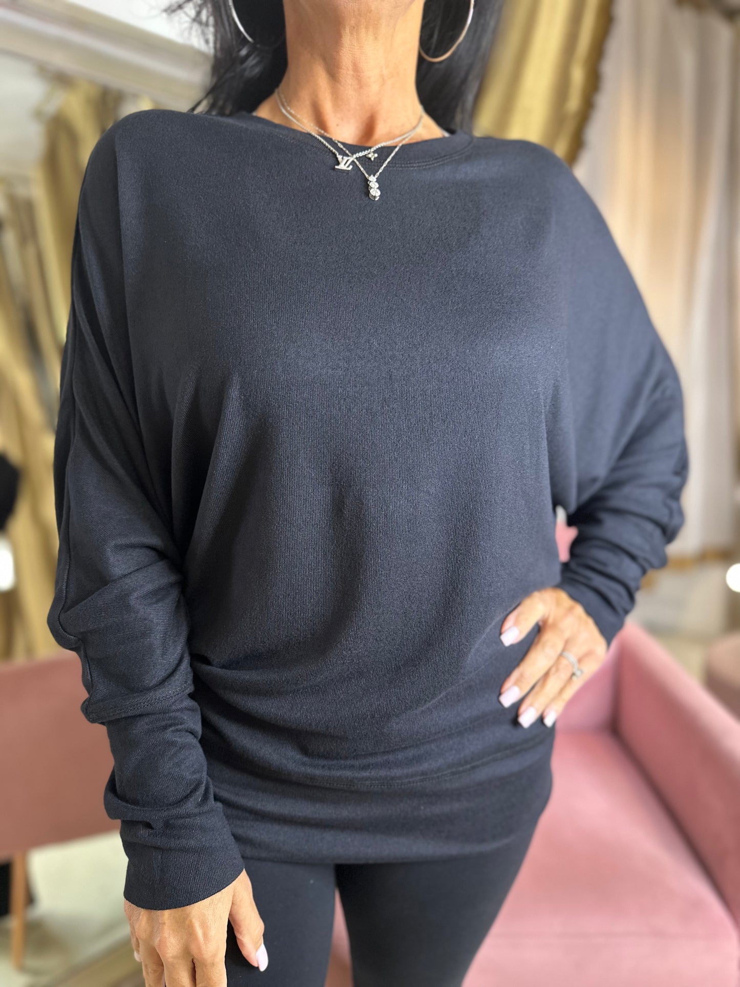 Buttered Up Black Top