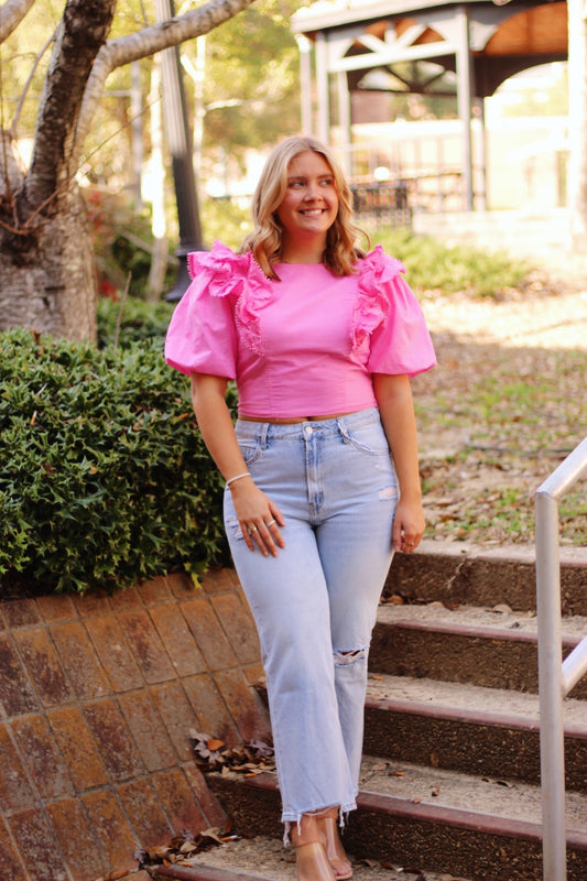 Hi Rise Vintage Cropped Boyfriend Jean