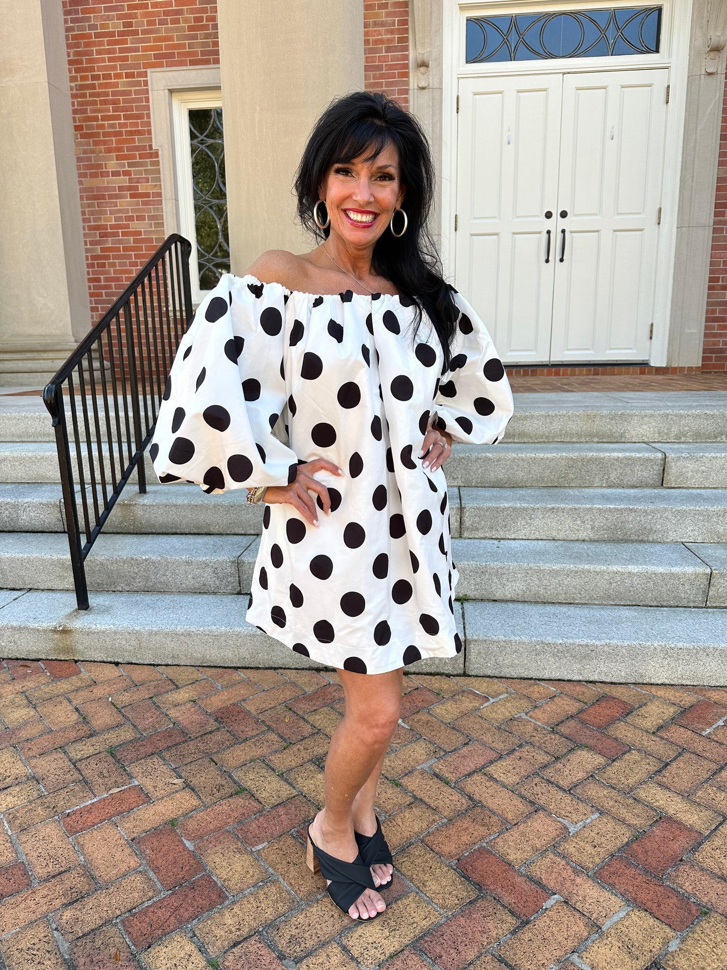 Decked Out In Dots Dress