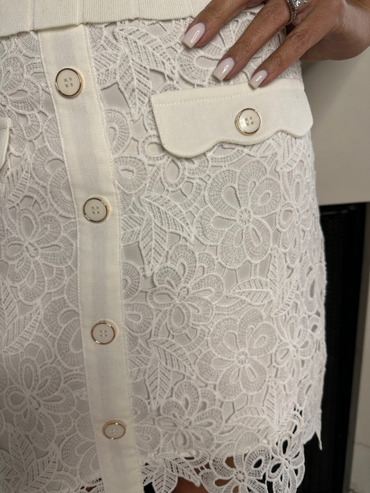 Luxury in Lace Skirt