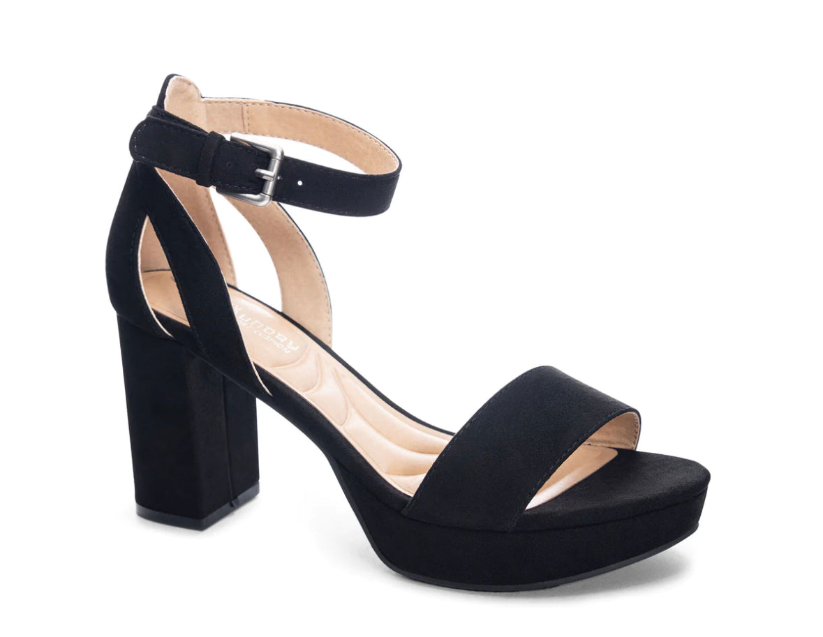 Flying High Ankle Strap Heels