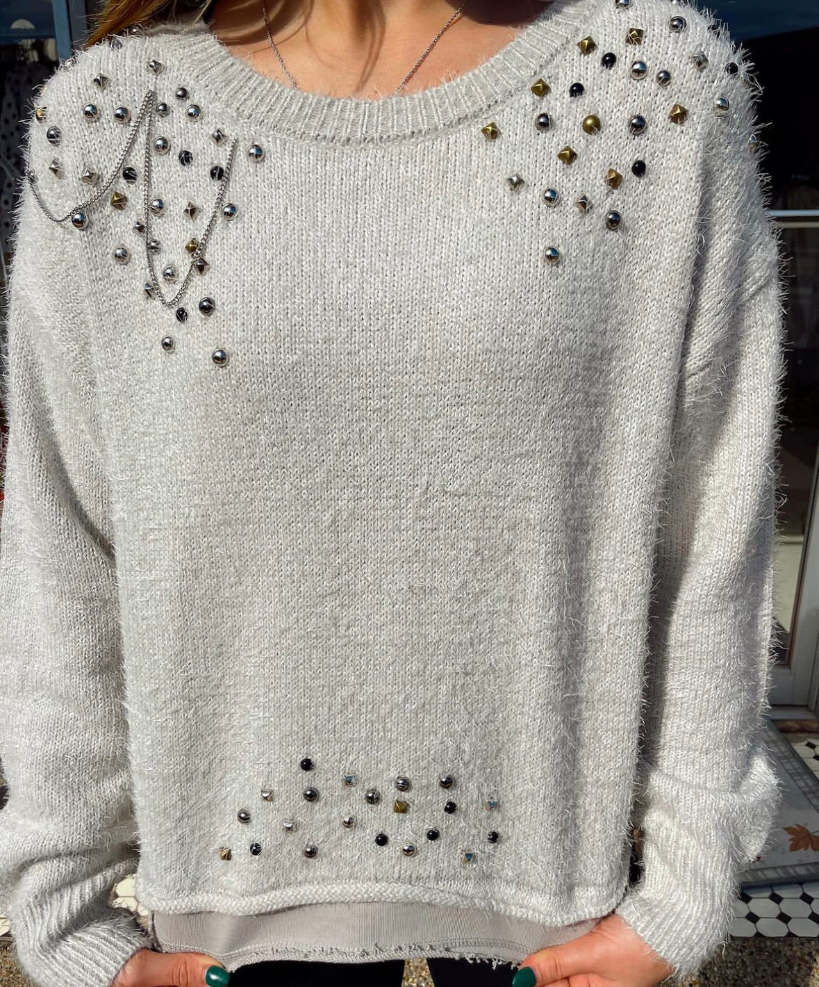 Charms & Chains Sweater