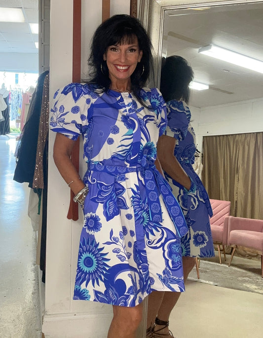 Bring On The Blue Waves Dress