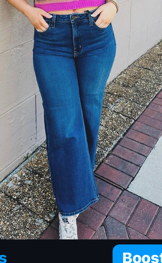 Wind Down in Wide Leg Jeans