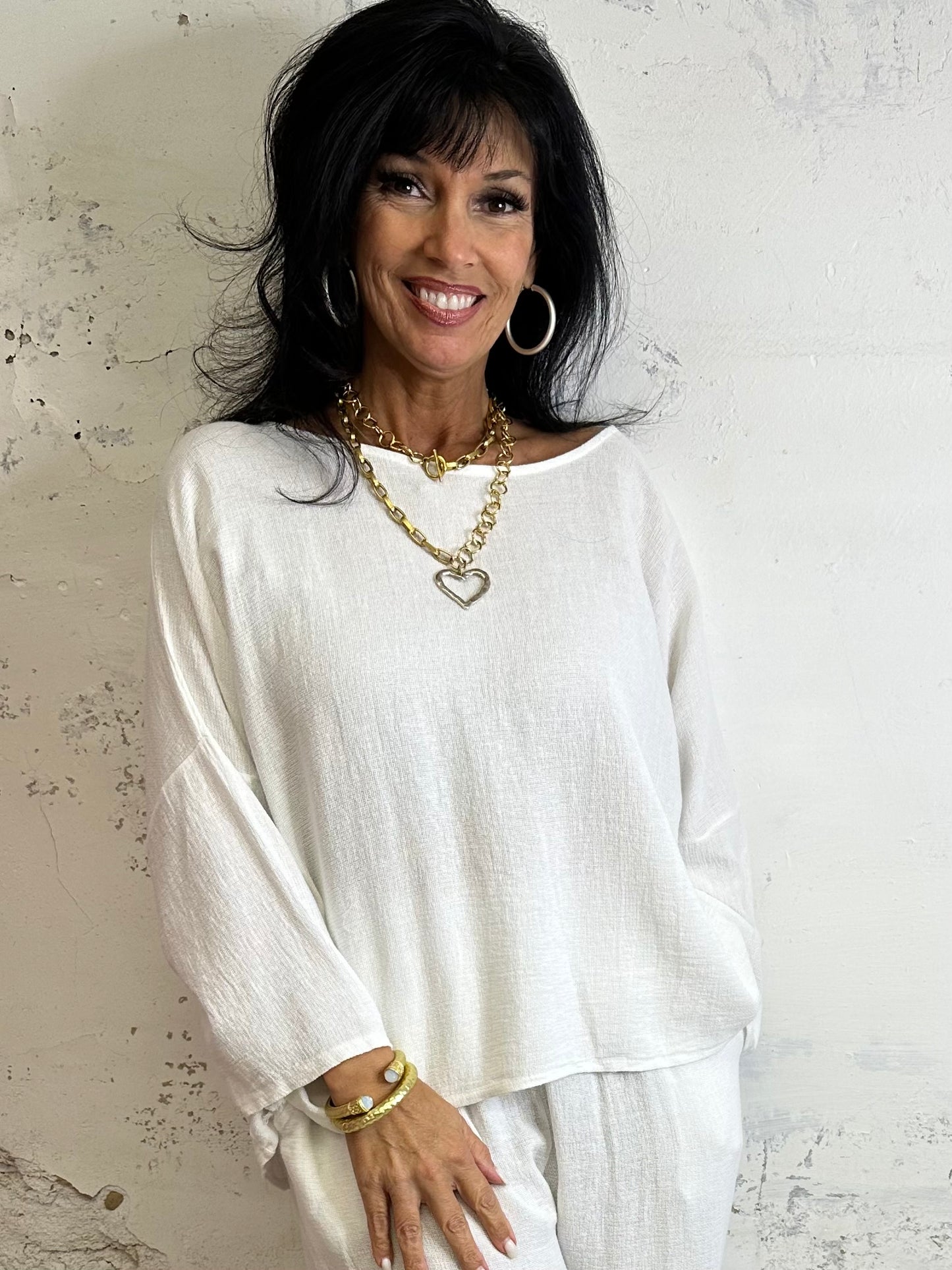 Gorgeous In Gauze Top