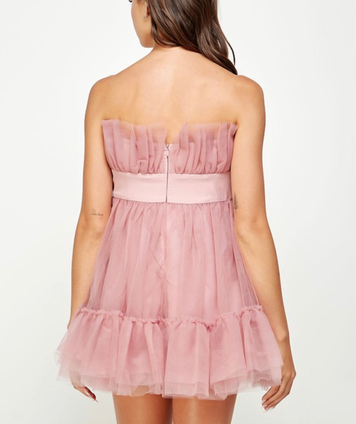 Ravishing Rose Tulle Dress