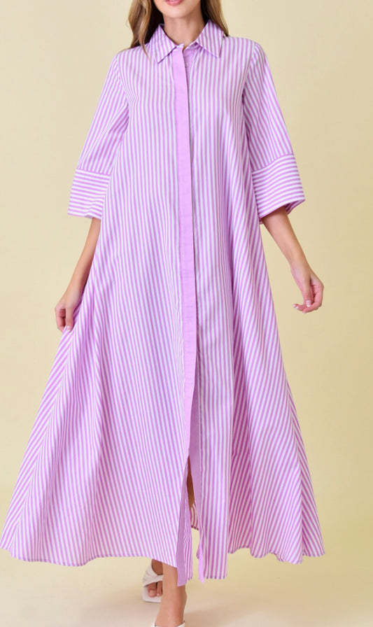Sassy Striped Maxi