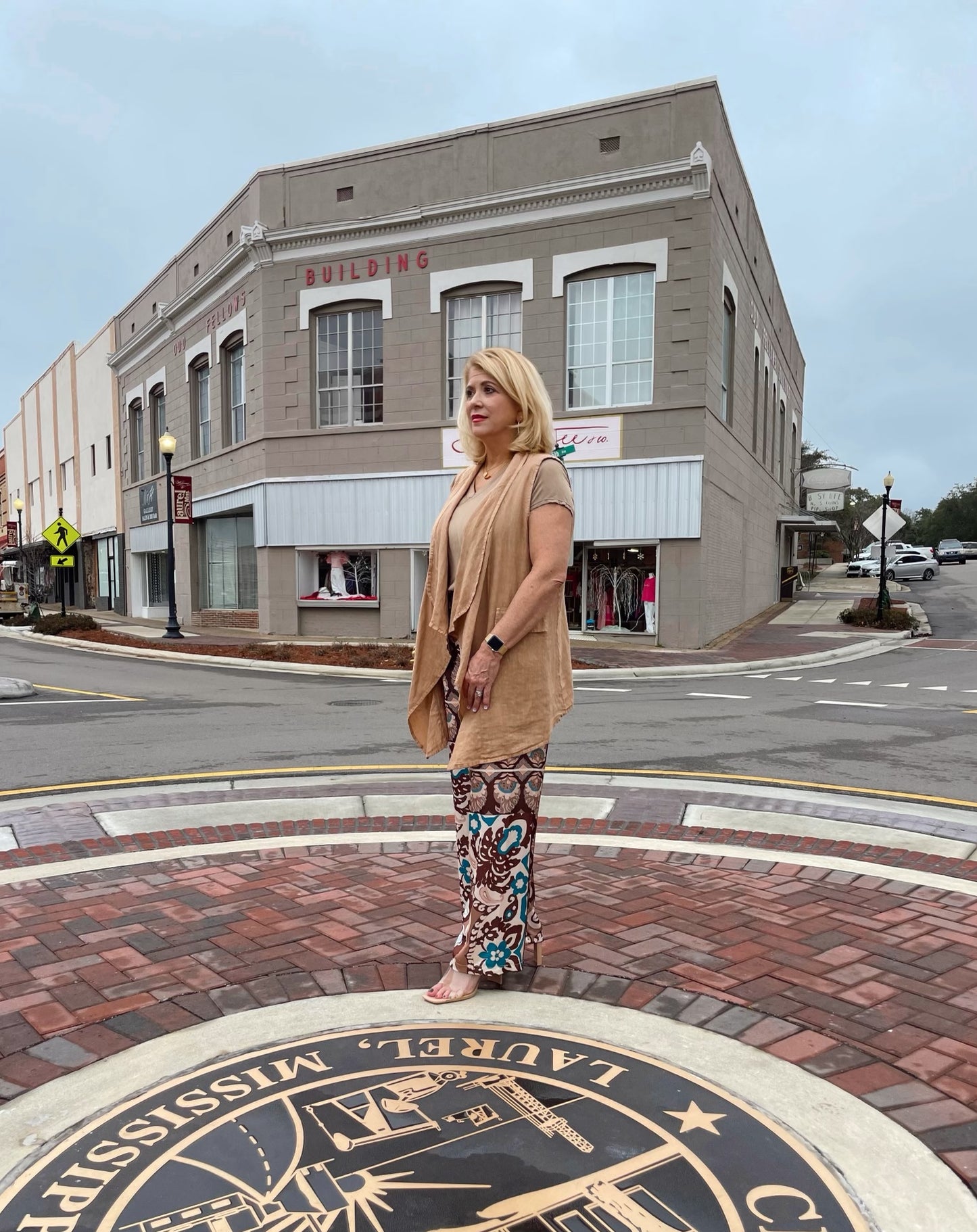 Luxury in Linen Draped Vest