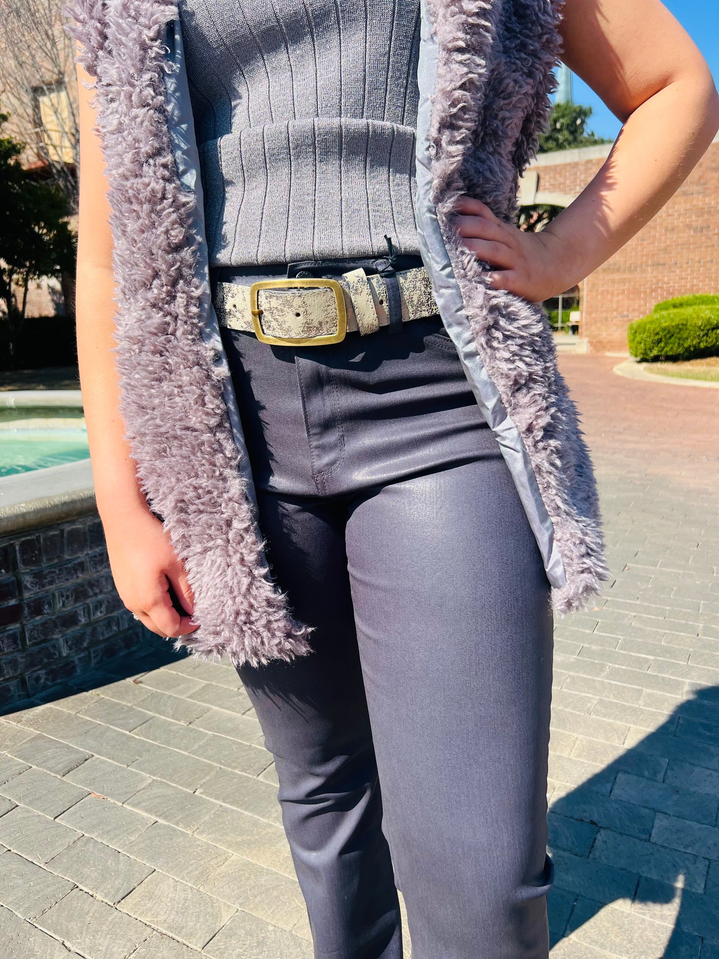 Charlies Charcoal Coated Jeans