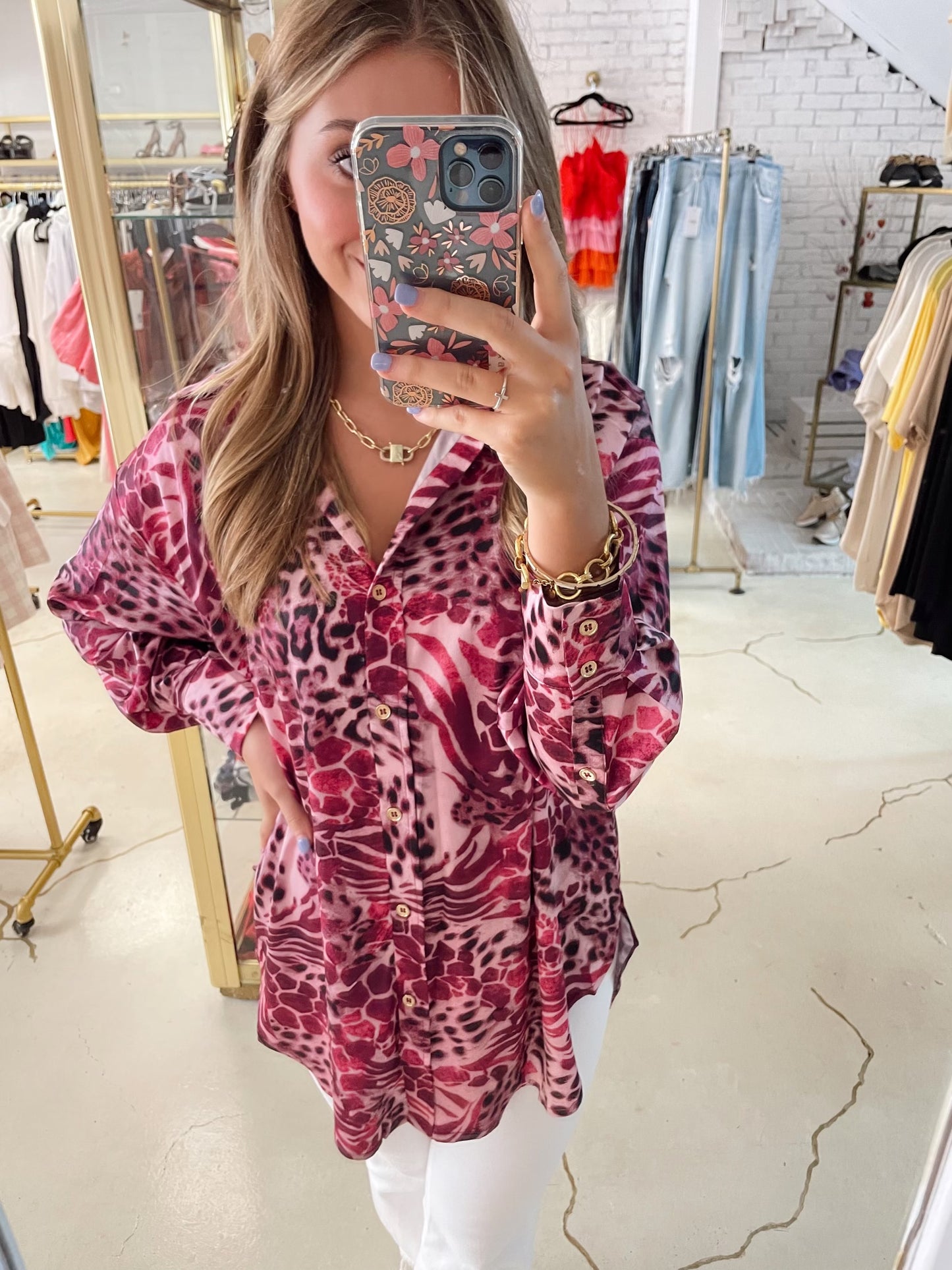 Wild Wonder Button Up