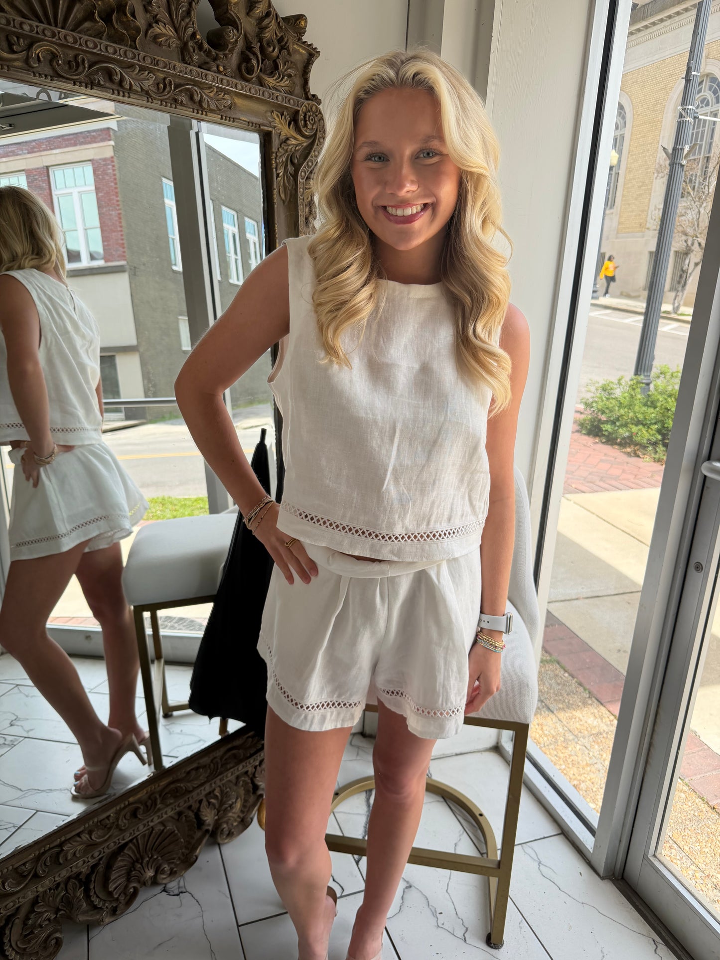 Simply Sweet Linen Shorts