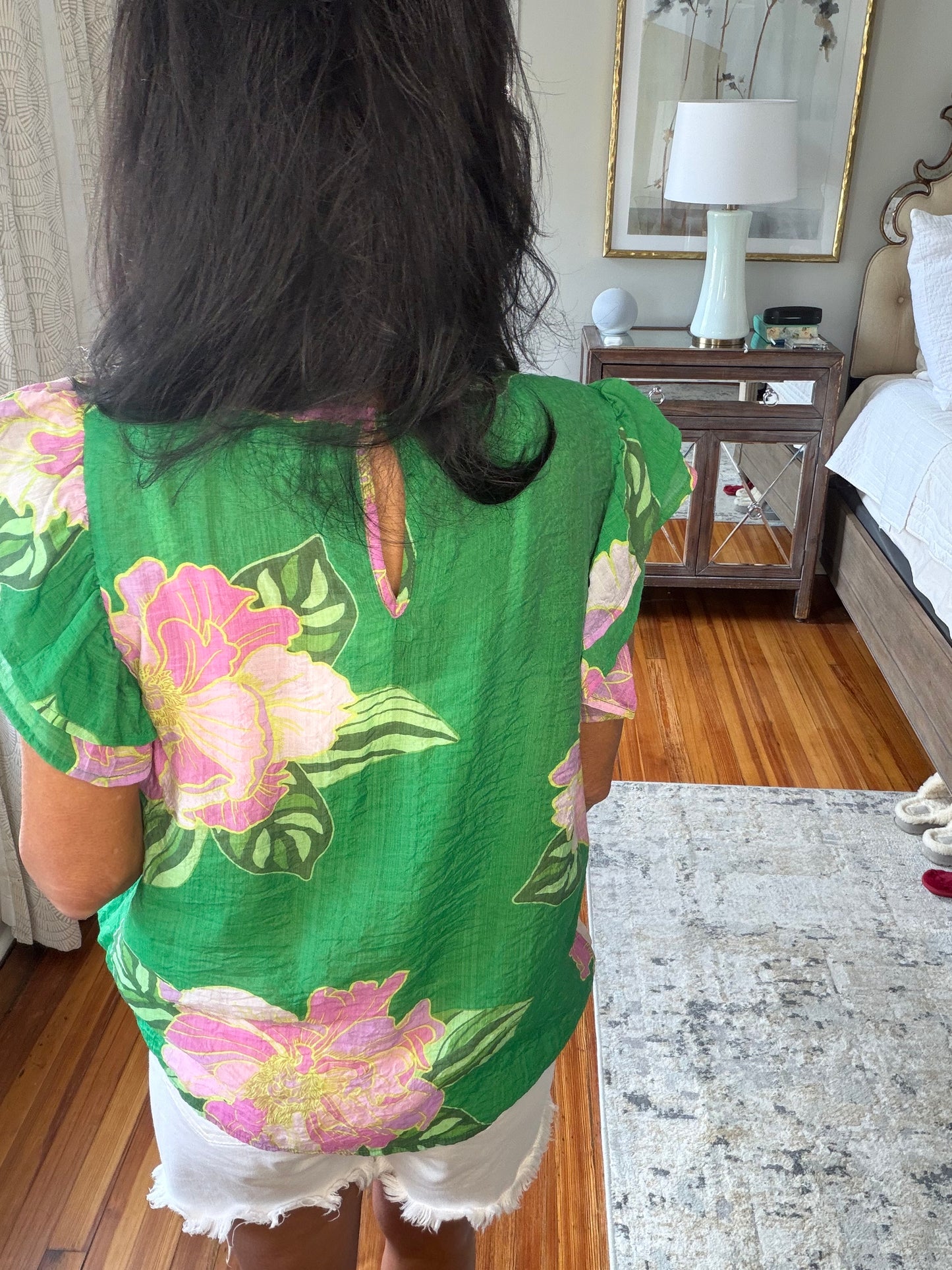Garden Party Flutter Top