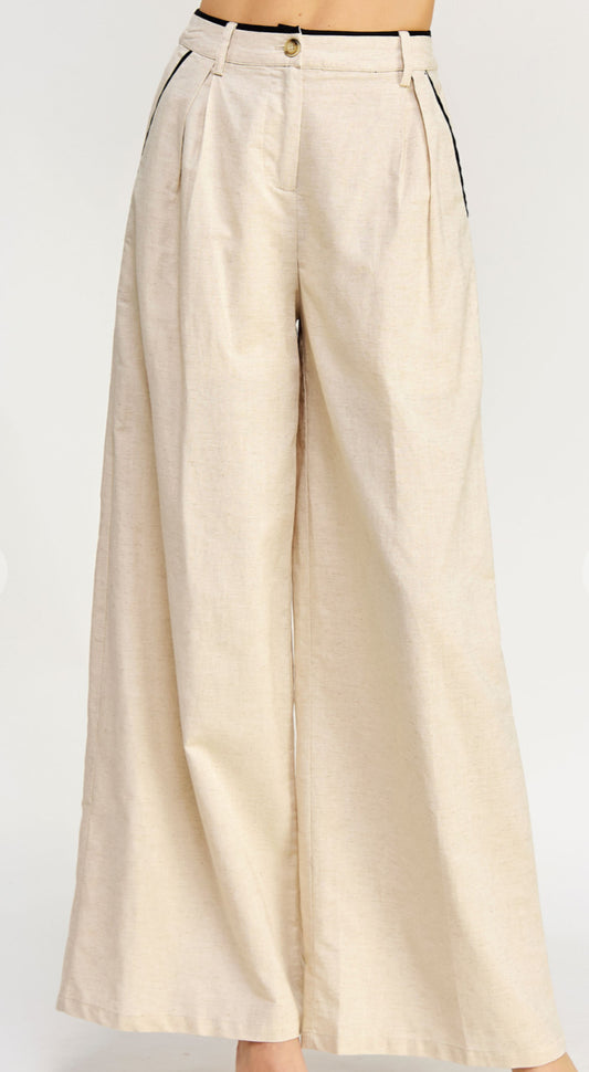 Lean on Me Linen Pants