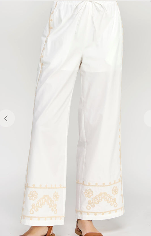 Endless In Embroidered Pants