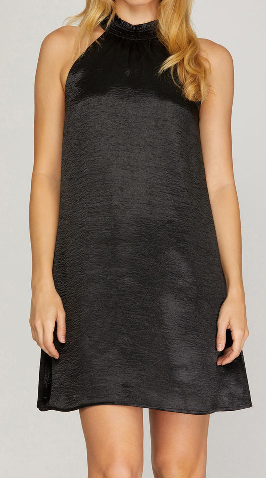 Having Fun Halter Dress