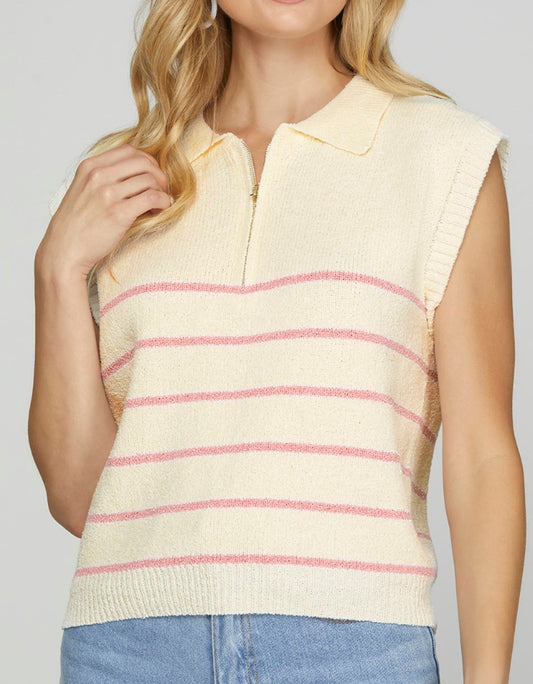 Sleek with Stripe Top