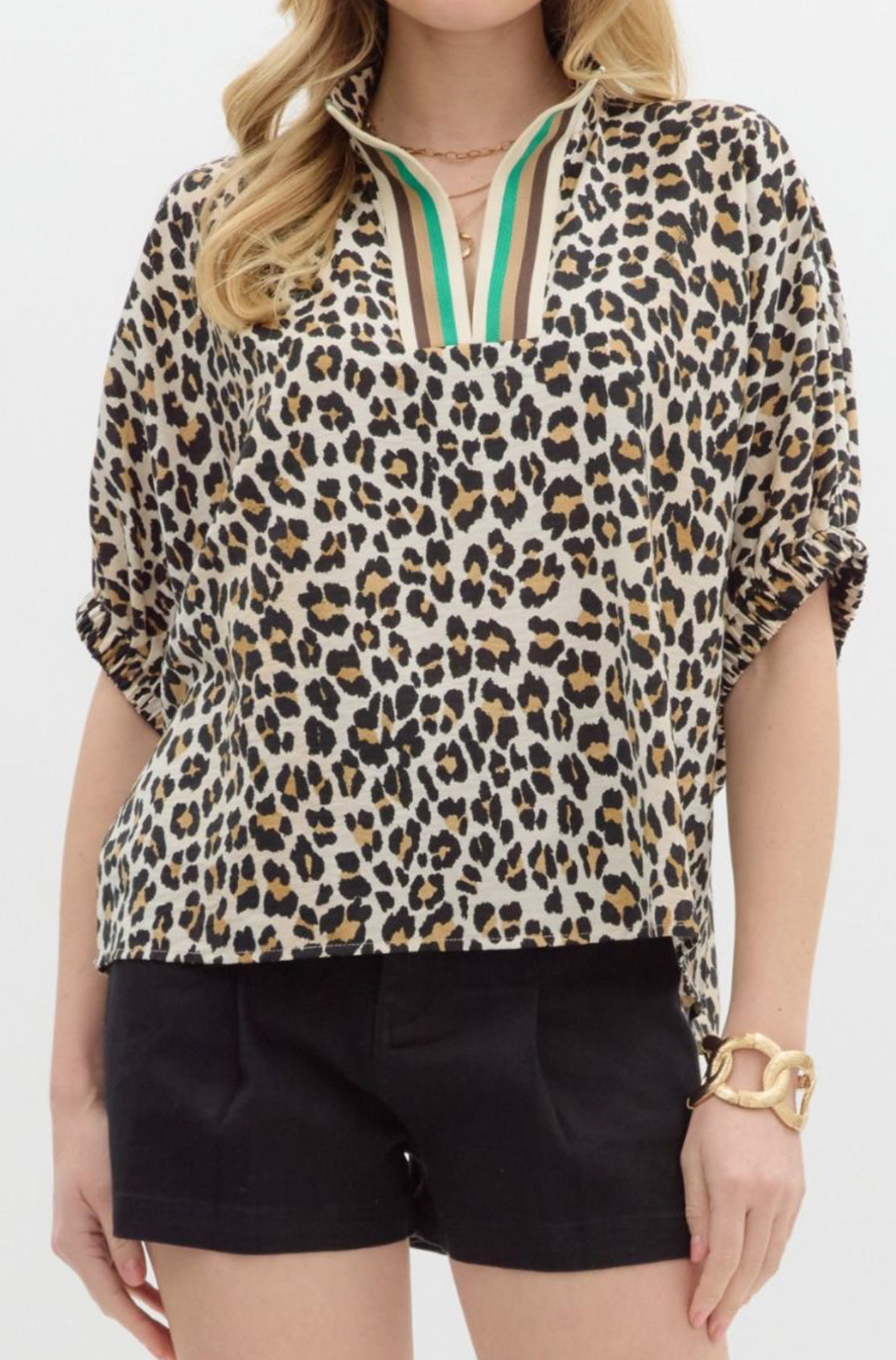 Lead the Way Leopard Top