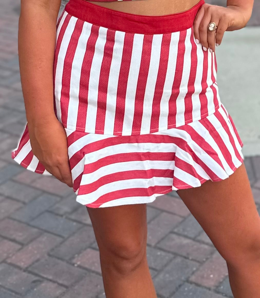 Circus Stripe Skirt
