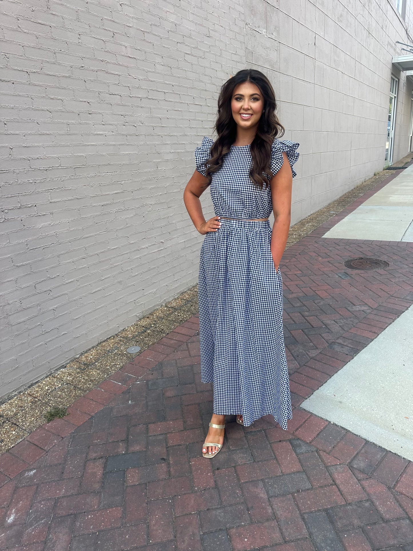 Gingham Breeze Skirt