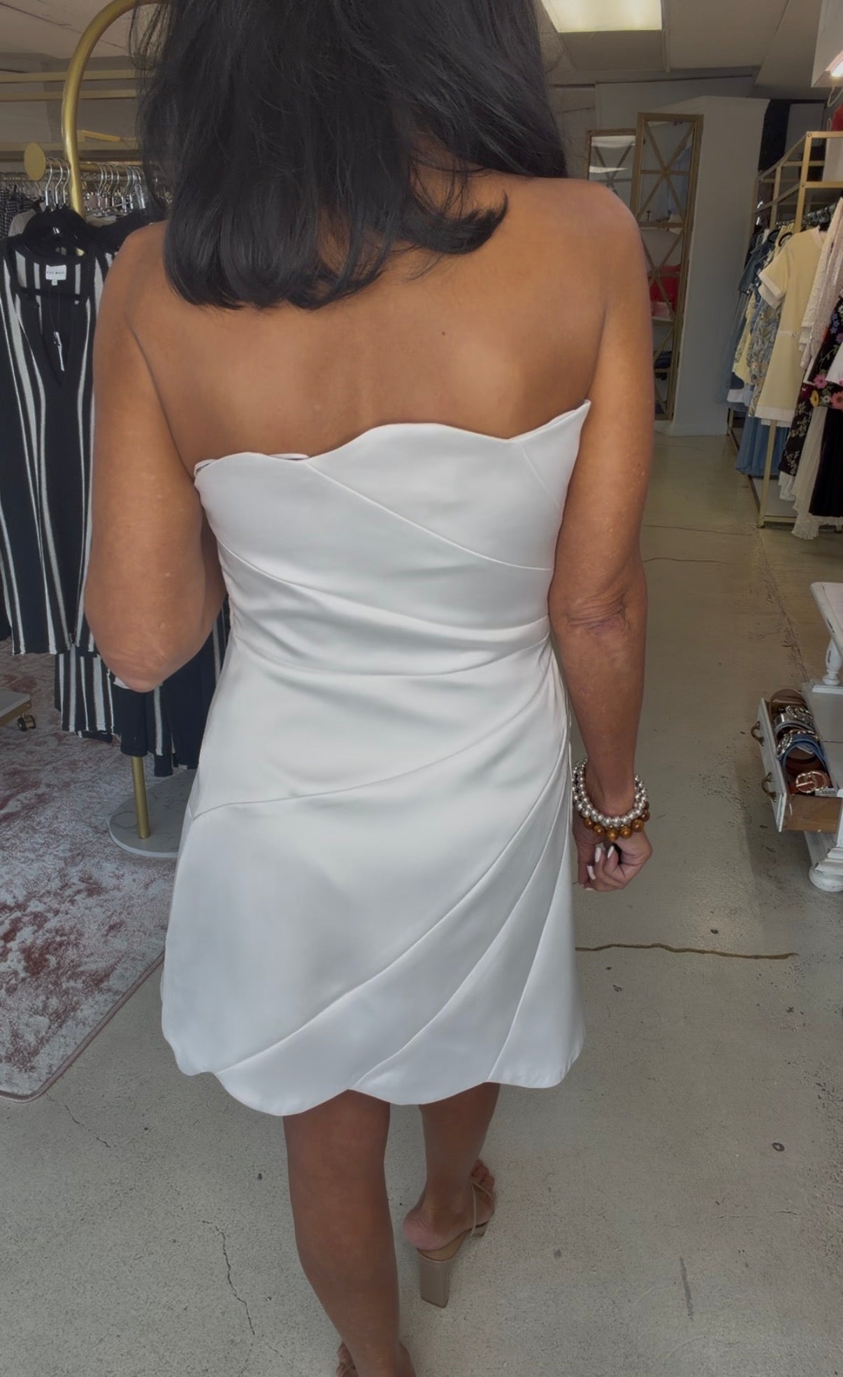 Satin Seashell Dress