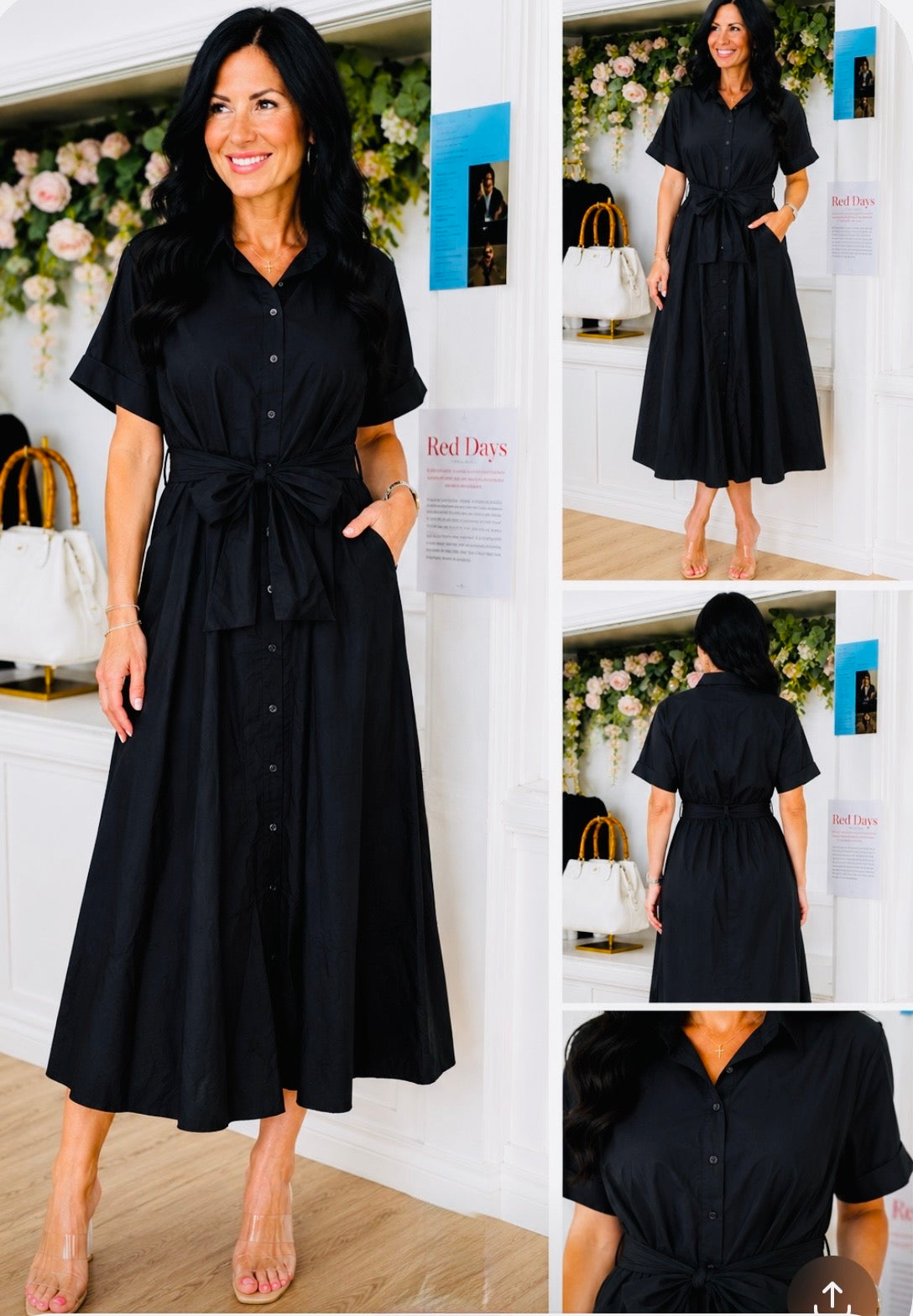 Elegant Tie Maxi Dress