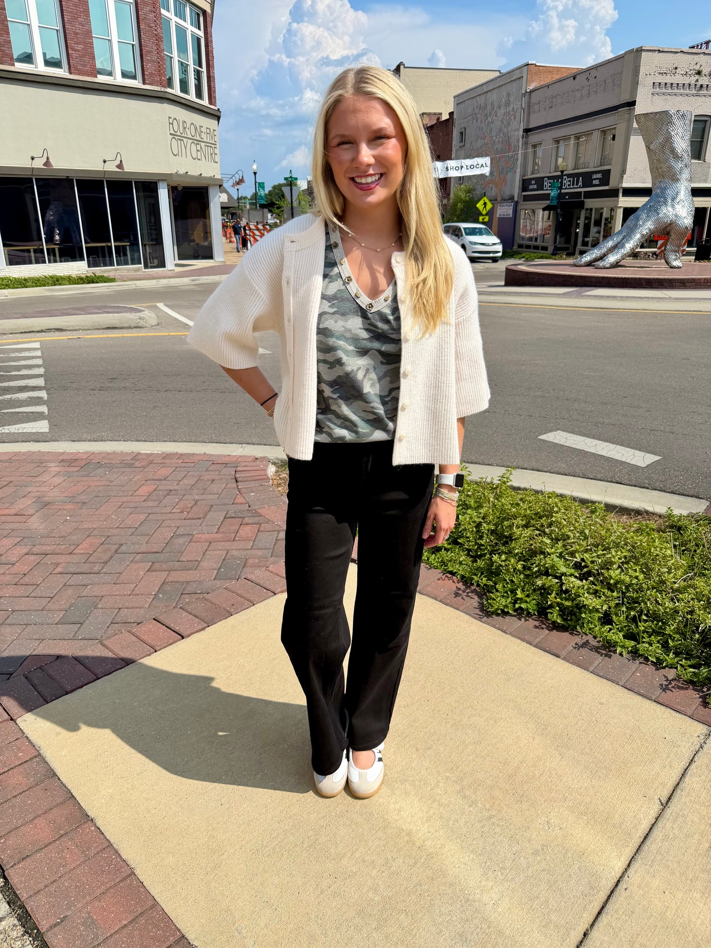 Perfectly Polished Wide Leg Jeans