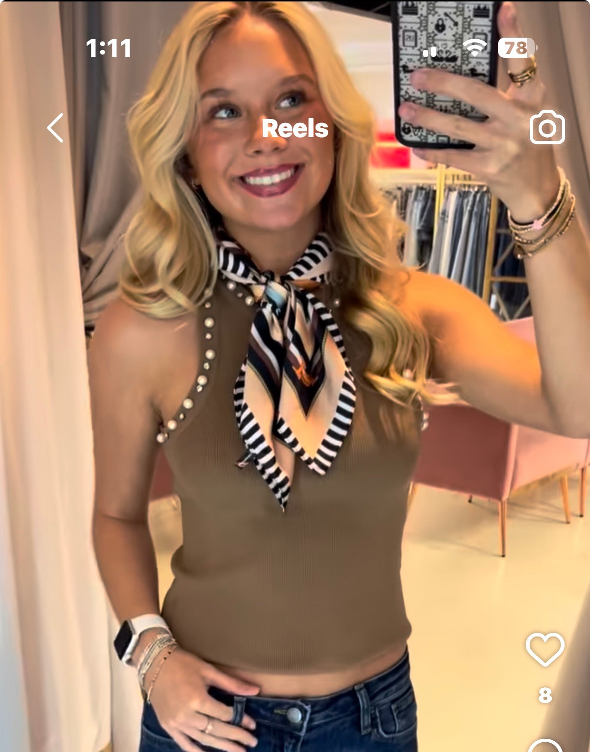 Pearls & Polish Knit Top