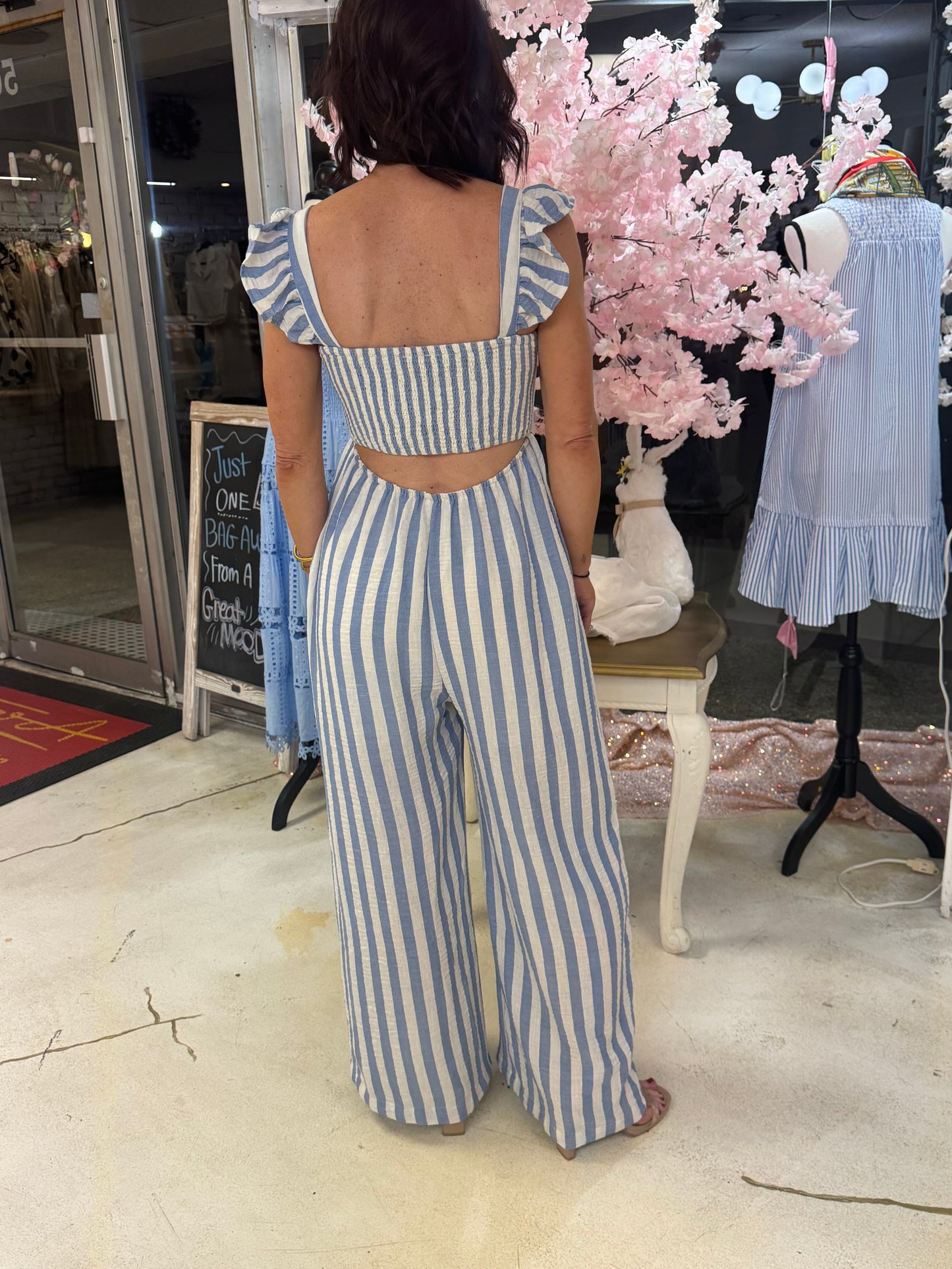 The Seaside Stripe Jumpsuit