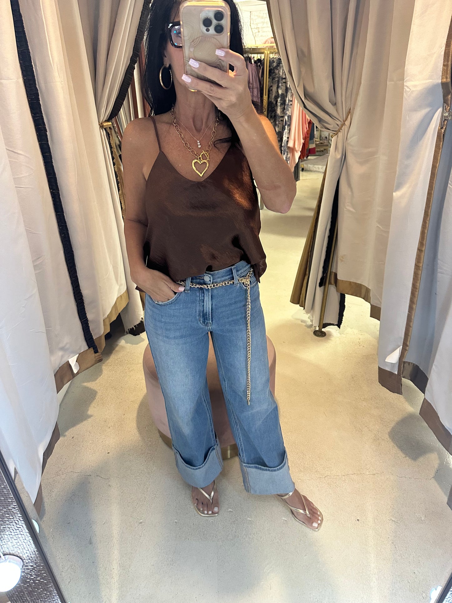 Petite Casually Cuffed Jeans