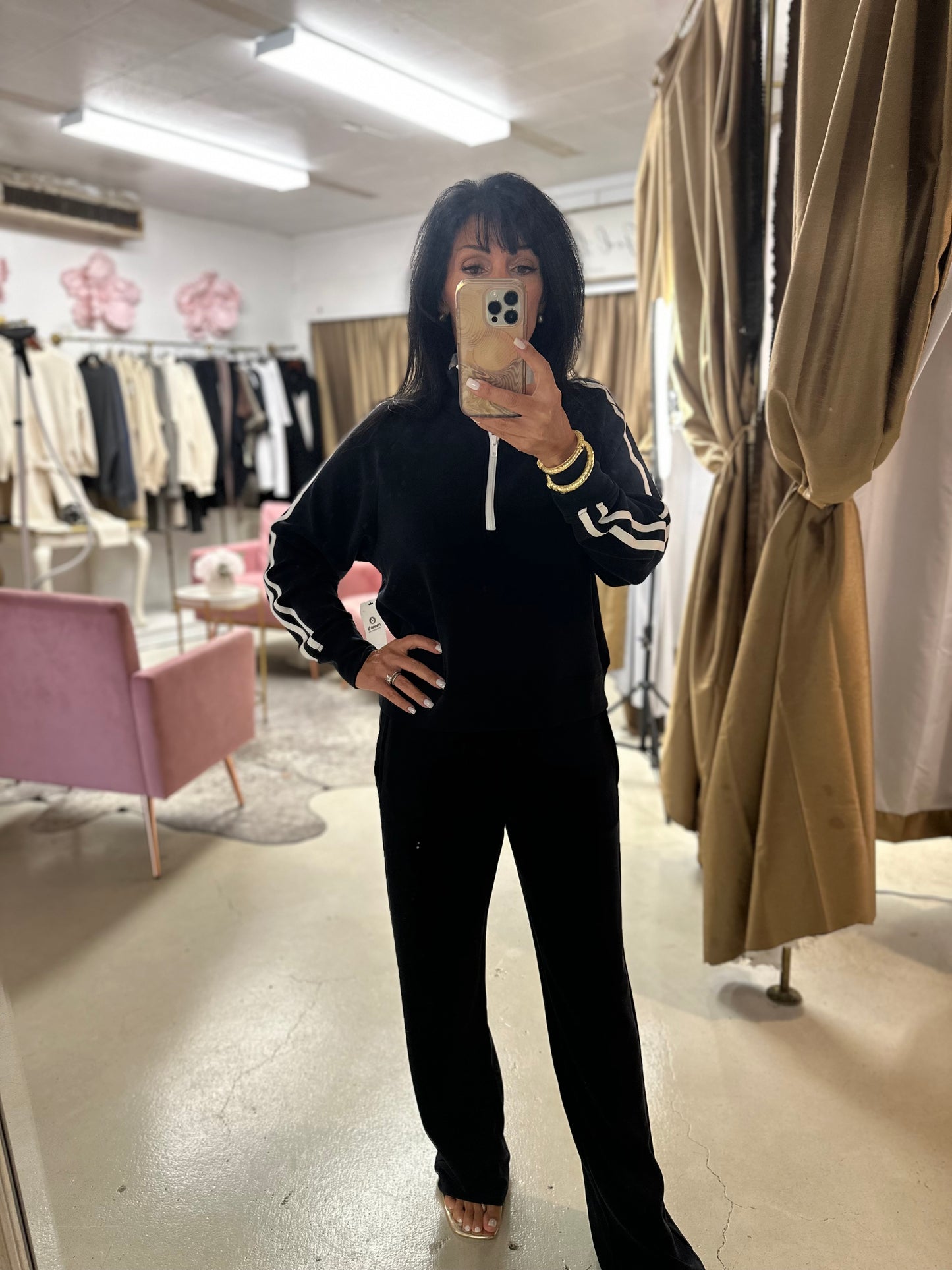 Sassy & Sporty Half Zip Set