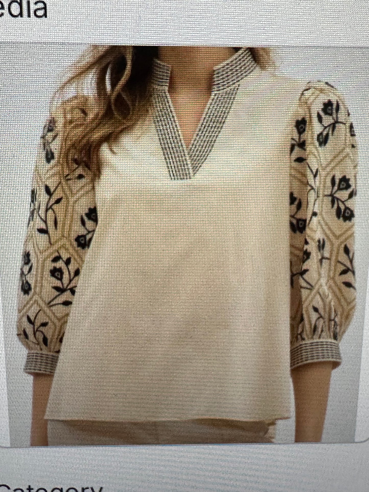 Boho Bloom Puff Sleeve Top