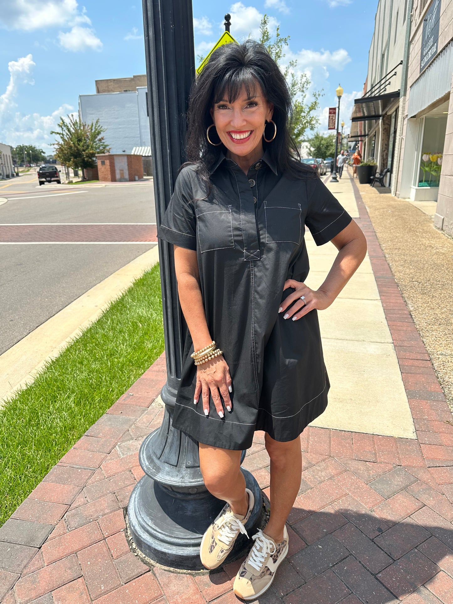 Urban Utility Shift Dress