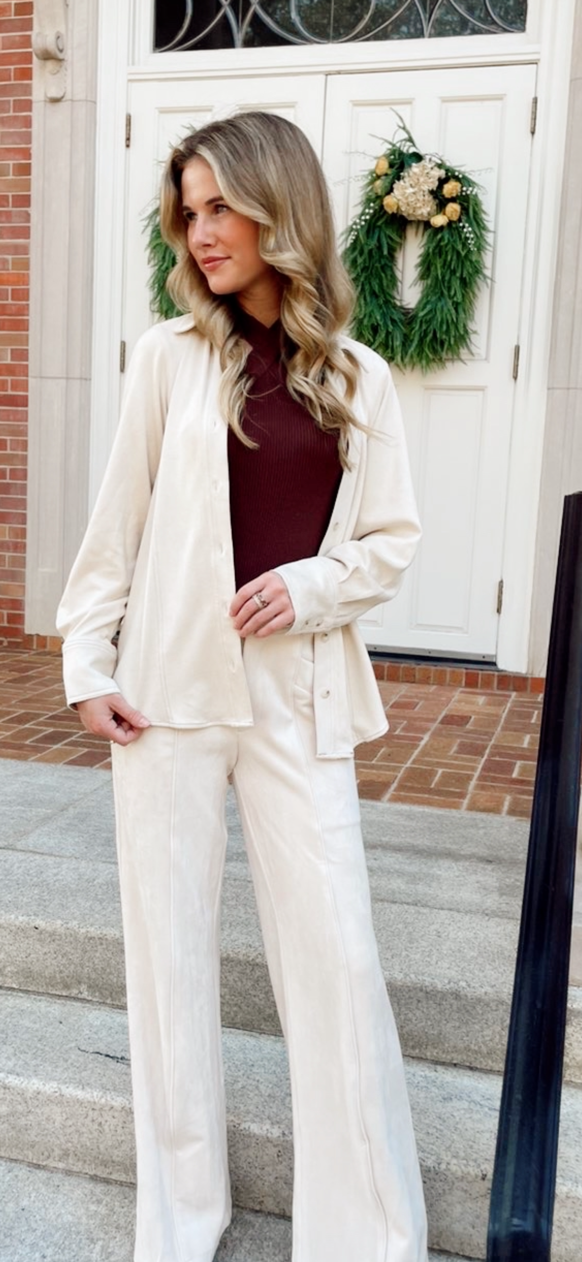Ivory Luxe Pants