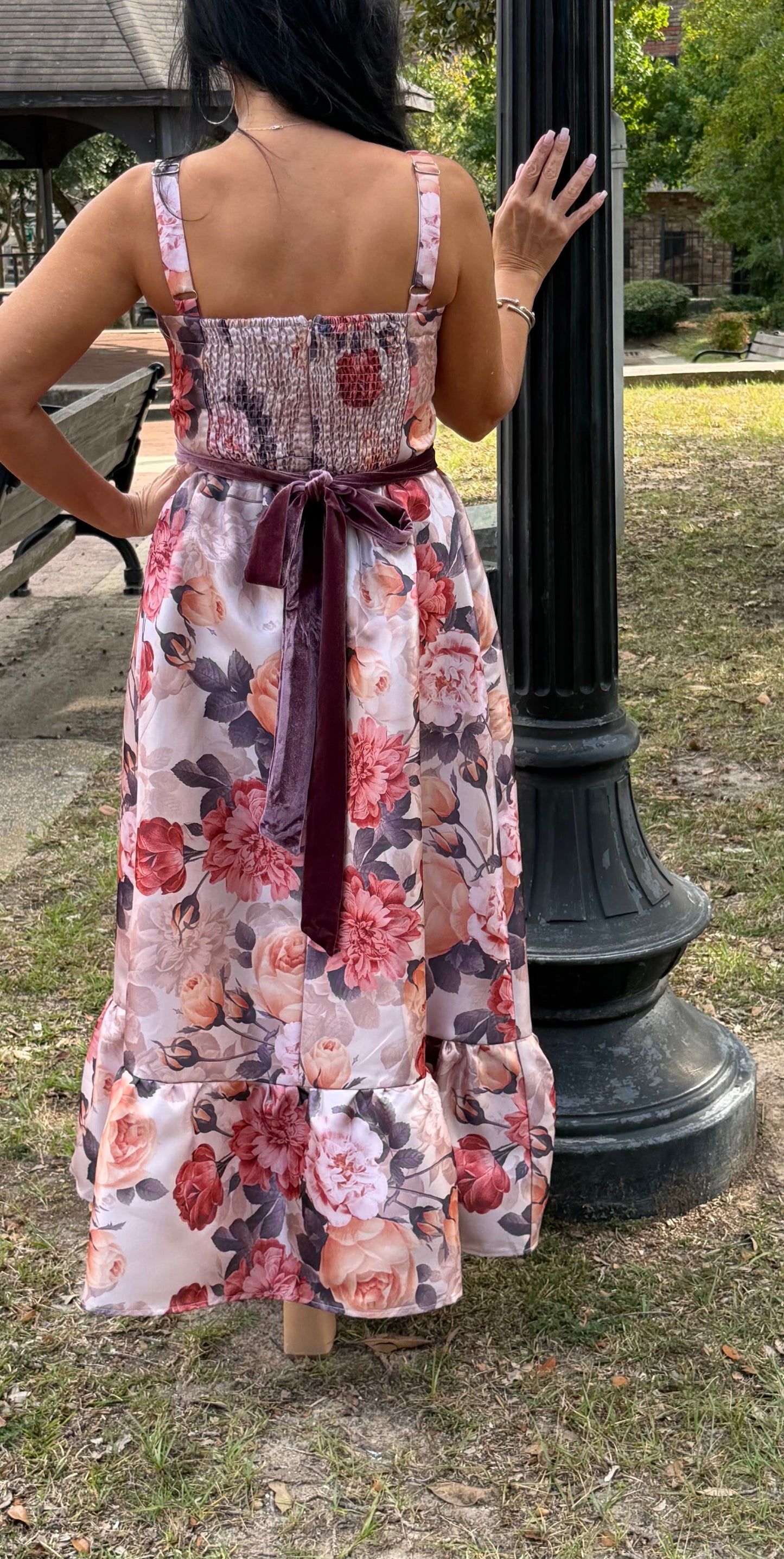 Velvet Rose Garden Dress