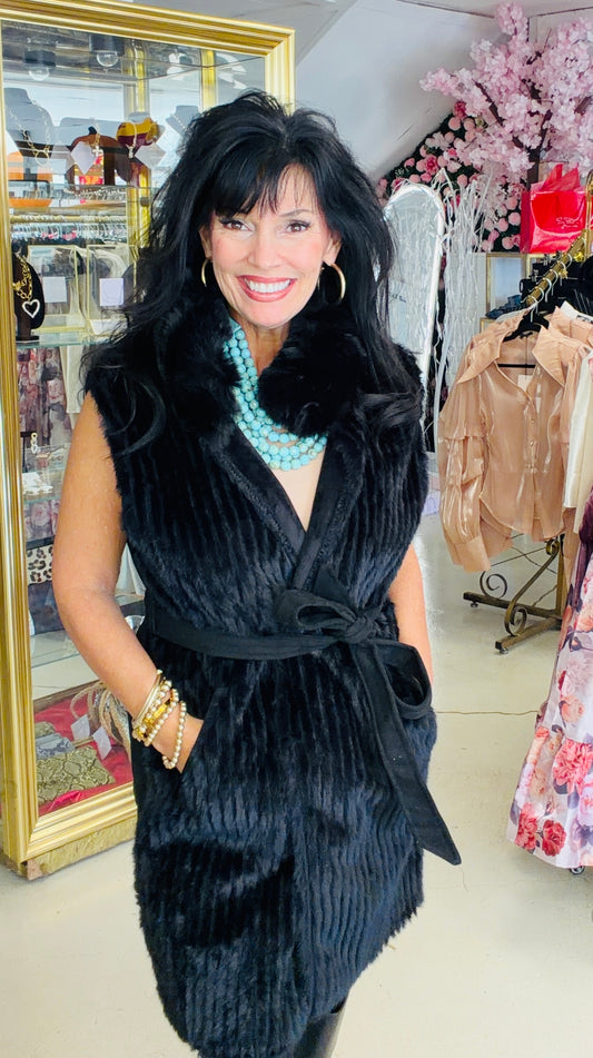 The Luxe Life Faux Fur Vest